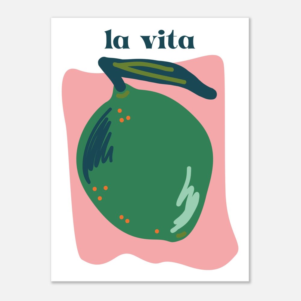 Affiche La Vita Italiana