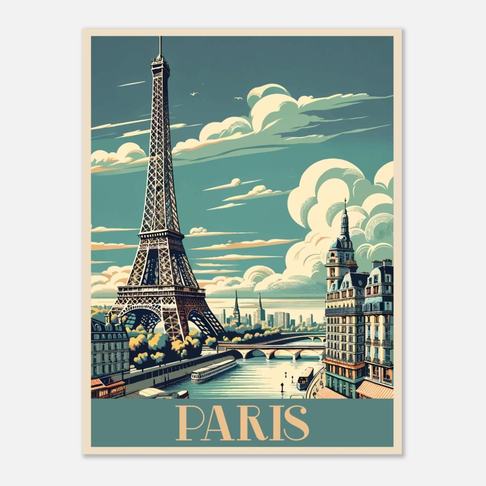 Affiche artistique de Paris