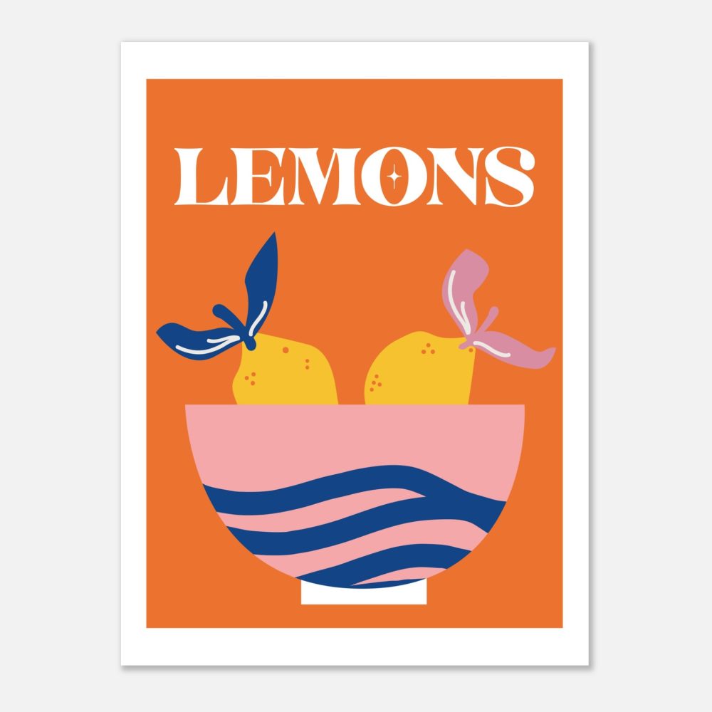 Affiche Lemons Vibes