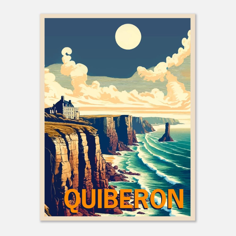 Affiche artistique de Quiberon