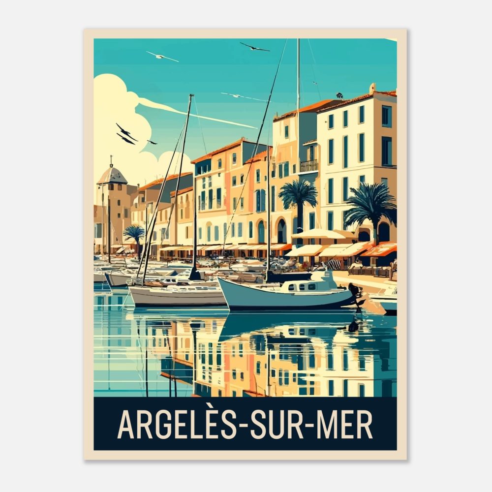 Affiche du Port d'Argelès-sur-Mer