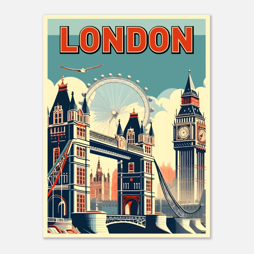 Affiche Artistique de Londres