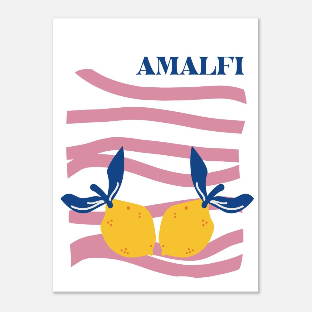 Affiche Citrons d'Amalfi
