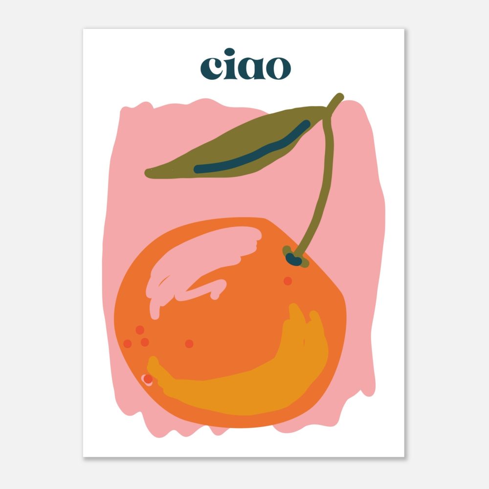 Affiche Ciao Sicile