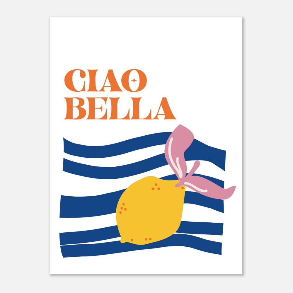 Affiche Ciao Bella Amalfi