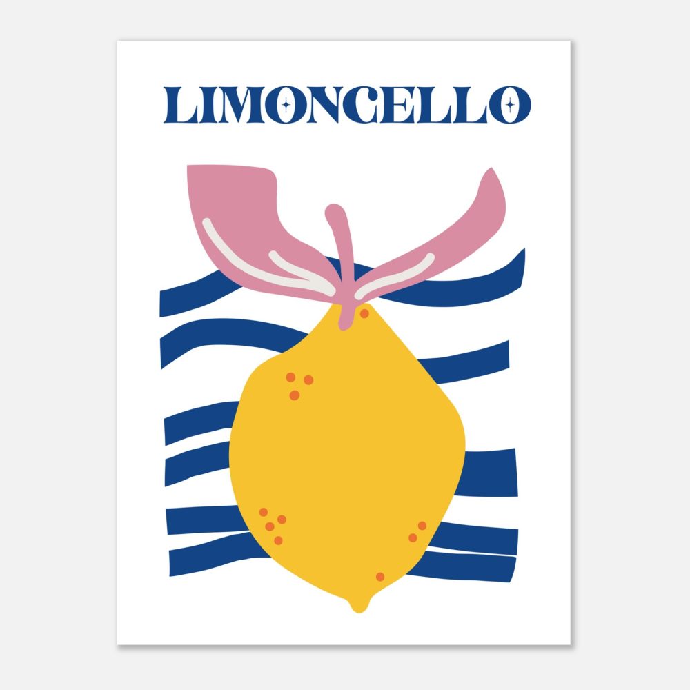 Affiche Limoncello d'Amalfi