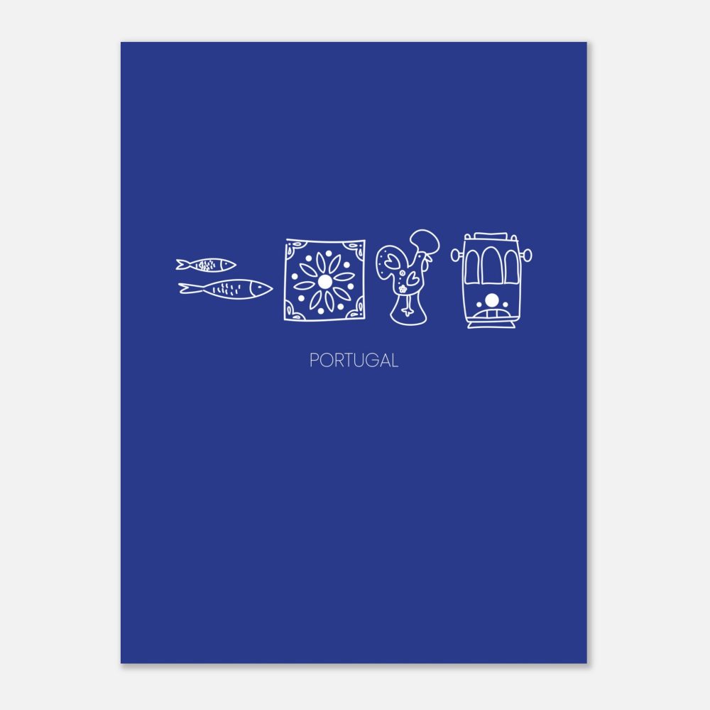 Affiche "Azul Portugal"