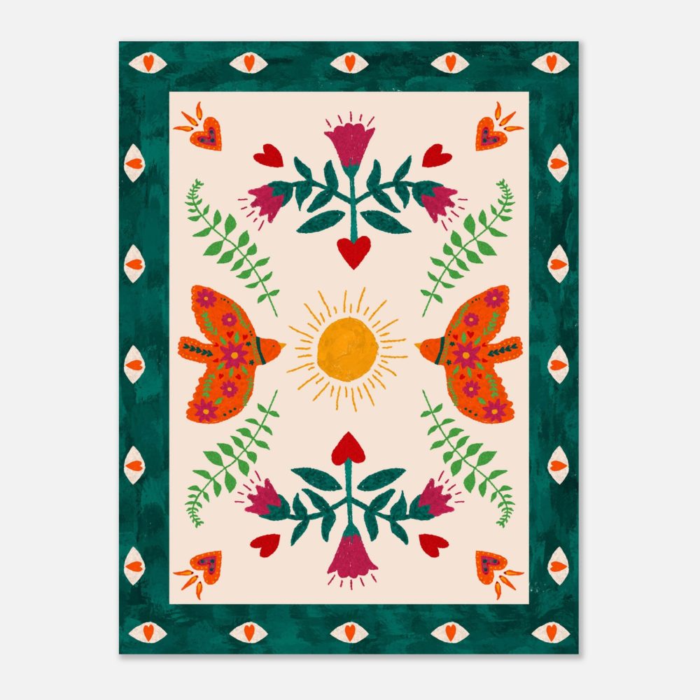 Affiche Déco Mexicaine Traditionnelle