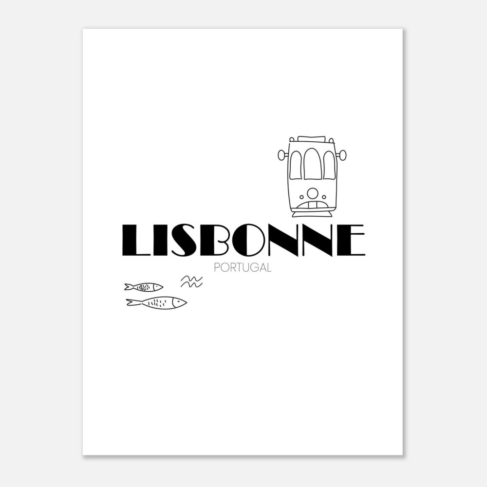 Affiche "Les Icônes de Lisbonne"