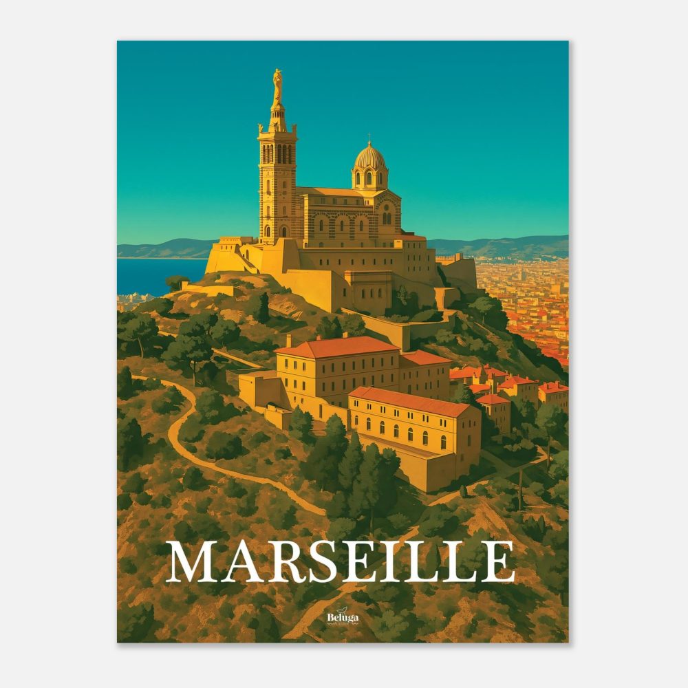 Affiche Marseille - Notre-Dame de la Garde