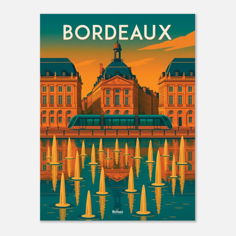 Affiche ville de Bordeaux