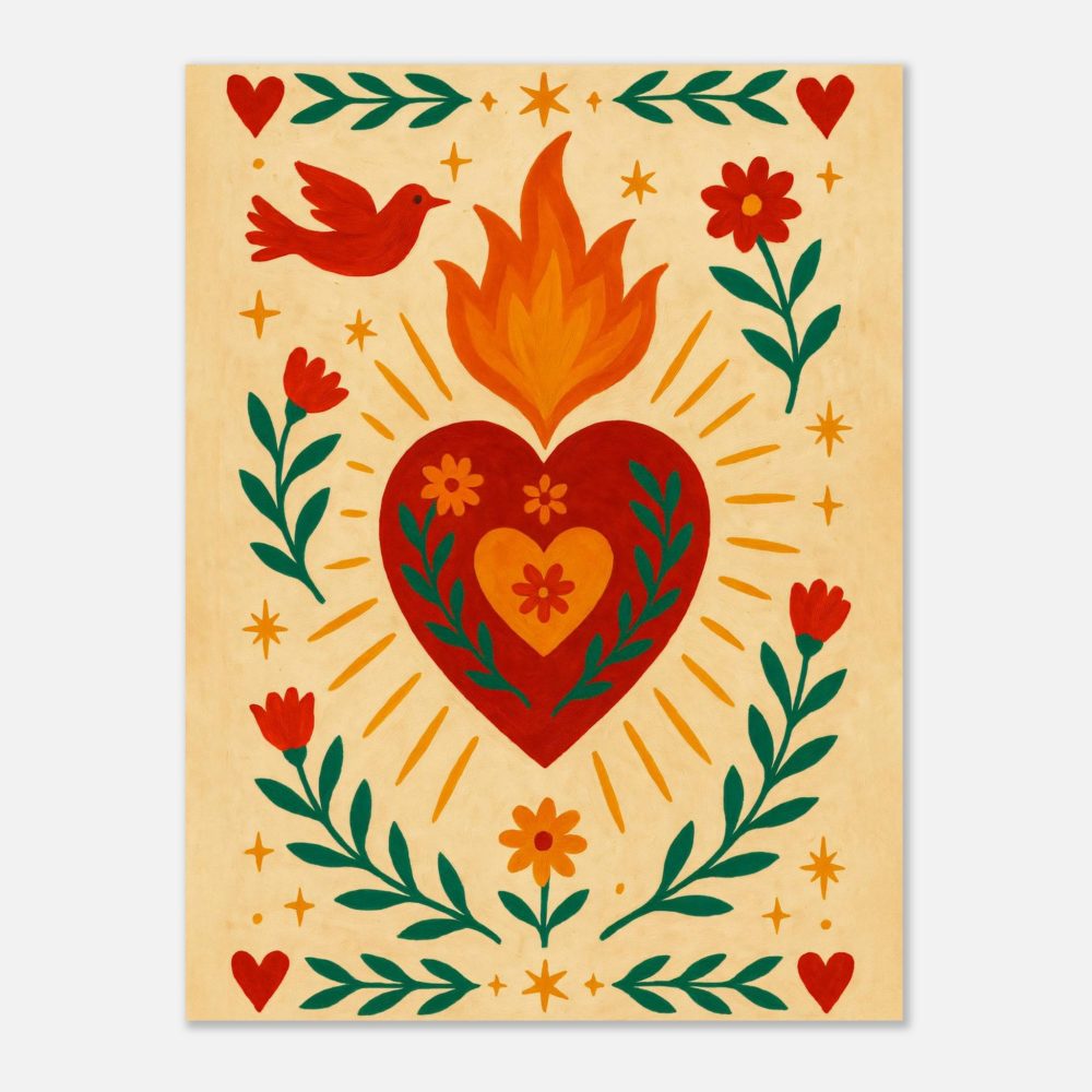 Affiche Exvoto coeur
