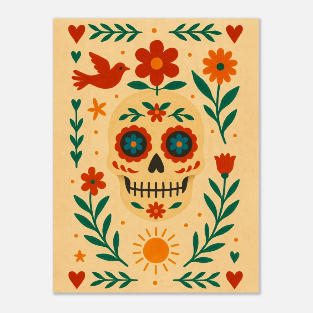 Affiche Mexicaine 'Dia de los muertos'